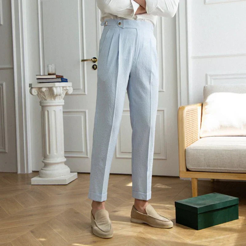 Amalfi Seersucker Trousers